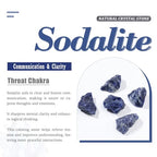 Nupuyai Pack of 30 Large Hole Stone Loose Beads for Jewelry Making, Polished Rondelle European Beads fit Charms Bracelet, Sodalite - color: Blue & White, size: 14x8mm
