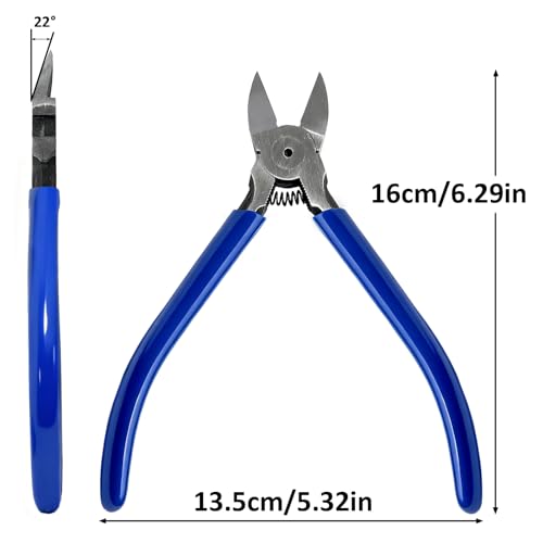 Wire's Cutting Side Cutting Pliers - Diagonals Cuting Pliers, Flushes Cutters's, Small Wire's Cutterr for Crafting, Side Cutterr for Crafting, Jewelry, Soft Copper Wire, Floral. etc. (6 inch)