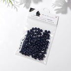 Raicegs 100pcs 6mm Black Tourmaline Beads Natural Gemstone Beads Round Loose Beads for Jewelry Making DIY Bracelets Necklace - color: Black Tourmaline, size: 6mm Round