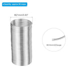 PATIKIL 69 Loops Memory Wire, 10pcs 0.6mm 22 Gauge Jewelry Wire Craft Wire Memory Steel Wire for Jewelry Making Bracelets Beading DIY Crafts, Silvery - color: Silvery