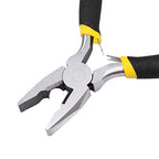 Mini Linesman Pliers - 5 Inch Combination Pliers With Spring Loaded Wire Cutters - Electrical & Screw Removal Tool - Jewellery Making - size: Lineman Pliers