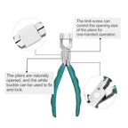 6" Glasses Frame Clamp Adjusting Pliers Eyeglasses Repairing Pliers Bracelet Bending Plier Nose Pad Arm Repair Tools Optical Hand Tool with Screwdriver Glasses Cloth and Nylon Replacement - style: Frame Clamp Plier
