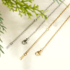 24PCS Cable Necklace Chains for Jewelry Making 2MM Stainless Steel Cable Cross Link Chains Bulk for DIY Necklace - color: stainless steel(2mm/18 inches)