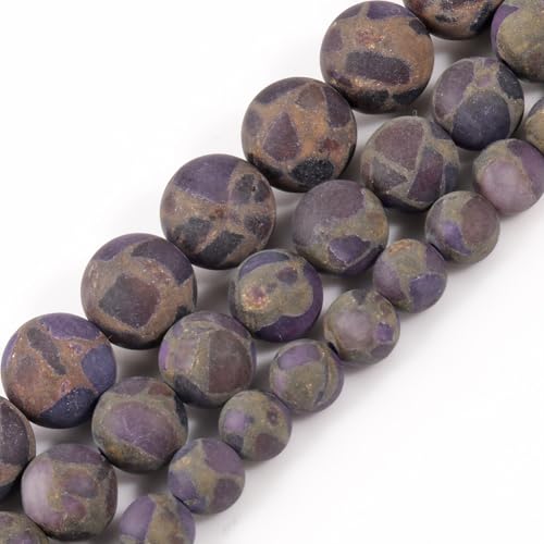 Matte Cloisonne Jasper Beads 6mm 60 Pcs Stone Beads for Jewelry Making Large Beads Bracelet Keychain Loose Round Smooth Gemstone Beads Necklace Earrings DIY Arts and Crafts Natural Stone Beads ﻿ - color: Matte Cloisonne Jasper, size: 6mm
