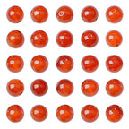 AD Beads 8mm Natural Round Loose Beads 110 Pieces, for Making 108 Mala Prayer Beads Necklace, Bracelet & Yoga Meditation, Jewelry Design (Carnelian) - color: Carnelian