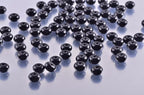 Rondelle Beads for Jewelry Making 5x8mm Natural Stone Beads 1 Strand 15.5inch Lentil Spacer Beads Rondelle Gemstone Bead Semi-Precious Stone Bead for Bracelet Necklace Crafts Black Onyx - color: Black Onyx Beads