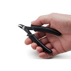 trueCABLE Precision Sharp Flush Cutter, 1 Pack, Wire Cutting Pliers for Ethernet Cable Preparation, Electronics, Jewelry & Crafts, Hardened Carbon Steel with Non-Slip Handle, Cut Wire Up To 16 AWG - style: 1 Pack