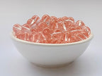 Glass Beads 6mm 140pcs Round Smooth Loose Beads for Bracelet Necklace Jewelry Making Craft DIY（6mm, 50608 Pink） - color: Pink, size: 6mm