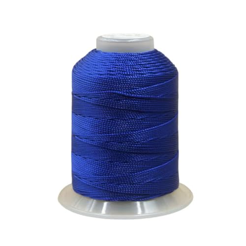 0.8mm 270 Yards Twisted Silk Cord Trim 3-Ply Twine Thread Braided Polyester String for DIY Crafts,Macrame, Pendants,Jewelry,Friendship Bracelets,Necklaces（Royal Blue） - color: Royal Blue, size: 0.8MM