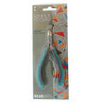 The Beadsmith Simply Modern Side Cutter, 4.5 inches (114mm) with polished steel head, PVC grip handles and double-leaf springs, tool for jewelry making - size: Side Cutter