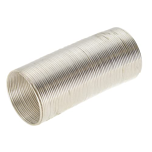 The Beadsmith Plated Memory Wire - 0.75 inches in Diameter - 48 Coils Each - Silver Color - Stainless Steel - Create Multi-Strand Round Rings and DIY Jewelry - size: 0.75" diameter per Ring, style: Silver - 48 Coils