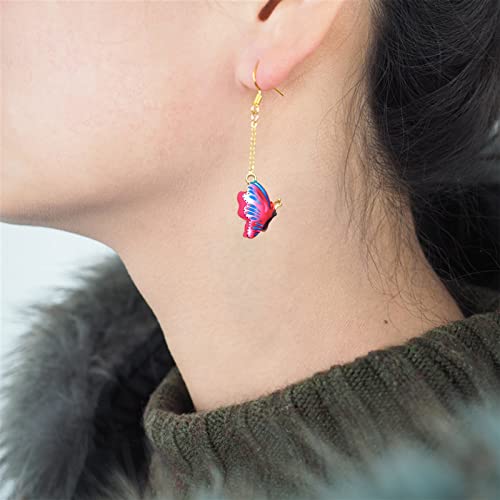 30 Pcs Mixed Color Alloy Enamel Butterfly Charms Pendant for Earrings Bracelets Necklace DIY Making Jewelry Making Accessories