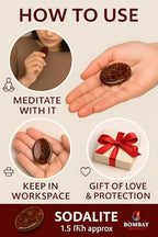 Garnet Worry Stone – Natural Polished Thumb Palm Stone for Energy, Passion & Grounding – Pocket Crystal for Focus & Inner Strength - color: Garnet