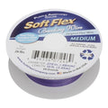 Soft Flex 49 Strand Beading Wire - Medium 0.19 Diameter - 10 Feet Nylon Design Wire - style: Purple Amethyst