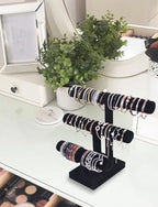 Bracelet Holder Stand,Bracelet Organizer Display for Selling,Bangle Organizer for Women,Watch Storage Holder for Men,Jewelry Business Supplies (Style 2 （Black 3 Tier ）) - style: Style 2 （Black 3 Tier ）