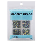 4000pcs Hot Fix Round Crystals Gems Glass Stones Hotfix Flat Back Rhinestones (Crystal AB) - color: Crystal AB, size: 4000 Count (Pack of 1)