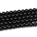 MJDCB Natural Stone Beads Natural Black Obsidian Loose Beads are Used in Jewelry Design to Make Bracelets and Necklaces 15inch (10mm) - color: Black Obsidian, size: 10mm