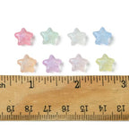 200Pcs Acrylic Luminous Star Beads for DIY Jewelry Bulk Glow in the Dark Mixed Color Cute Spacer Beads for Bracelets Necklaces Earrings Making and Crafting - color: Luminous Star- 200 pcs