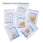 200pcs Adabele Grade A 5mm Crystal Rhinestone Rondelle Loose Beads (Clear Crystal) Sterling Silver Plated Spacer for DIY Craft Jewelry Making CF1-501 - color: Clear, size: 5mm (200pcs)