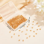 Beebeecraft 1 Box 300Pcs Snap Bail Hook 18K Gold Plated Brass Pinch Clip Clasp Bail 3.5x5.5mm Teardrop Necklace Clasps Pendant Charm for Necklace Jewelry Making - color: Golden#5