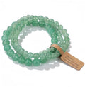 3Pcs Healing Crystal Turquoise Bracelets for Women Men 8mm 6mm 4mm Natural Stone Beaded Stretch Bracelet Jewelry Gifts for Women Girl - color: T4-Green Aventurine