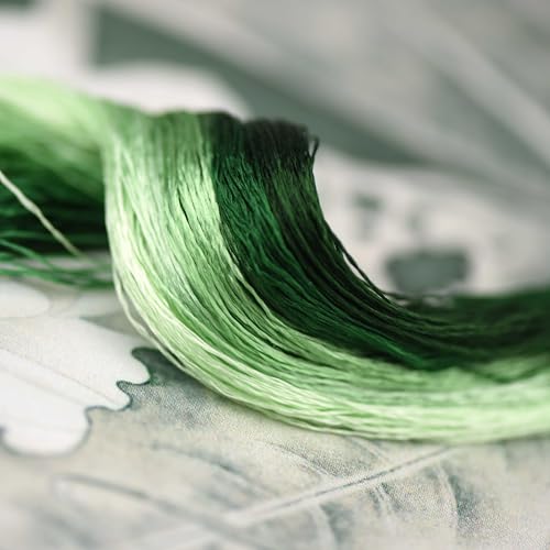 MIINGGUXIUYI Mulberry Silk Floss Embroidery Thread Floss-Cross Stitch Threads China Silk Woven Jewelry Threads DIY Sewing Kits (91) - color: 91