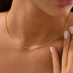 Gold Layered Necklaces for Women, 14K Gold Plated Dainty Gold Chain Choker Necklace Stack, Herringbone Gold Necklaces Set - color: gold-3-Flower