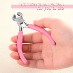 4-Inch End Cutting Pliers - Mini Jewelry Pliers Wire Cutter for Jewelry Making - End Snips Nail Puller - style: End Cutting Pliers