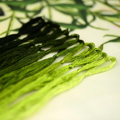 Mulberry Silk Floss Embroidery Thread Floss-Cross Stitch Threads China Silk Woven Jewelry Threads DIY Sewing Kits (44) - color: 44