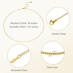12 Pcs Gold Curb Cuban Chain Bulk for Jewelry Making 18 Inches Stainless Steel Women Men Necklace Adjustable Chain - color: Gold Curb, size: 18 Inches