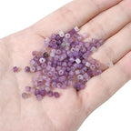 BEADIA Natural Light Amethyst Short Cylinder Beads 2x3mm 155pcs Tube Loose Semi Gemstone Beads for Jewelry Making Design - color: Light Amethyst