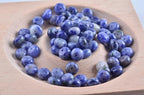 Rondelle Beads for Jewelry Making 5x8mm Natural Stone Beads 1 Strand 15.5inch Lentil Spacer Beads Rondelle Gemstone Bead Semi-Precious Stone Bead for Bracelet Necklace Crafts Blue Sodalite Bead - color: Blue Sodalite Beads