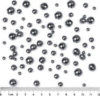 Bymitel 4mm Natural Black Hematite Metallic Round Beads Gemstones Genuine with 200pcs DIY Jewelry Making Unisex (4mm 200pcs, Black Hematite) - color: Black Hematite, size: 4mm 200pcs