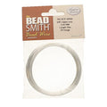 The Beadsmith Professional German Jewelry Wire – 0.4mm Diameter, 26 Gauge, 20 Meter Coil – Silver Plated – Beading Wire Used to Jewelry Making, Wire Wrapping, Sculpting, Floral, Modeling and DIY Arts - color: SILVER, size: 26 Gauge
