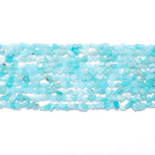 BEADIA Irregular Natural Tianhe Stone Loose Semi Gemstone Beads for Jewelry Making 5-8mm 38cm - color: Tianhe Stone, size: 5-8mm 38cm