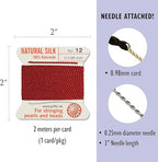 Griffin Bead Cord Silk Garnet #12