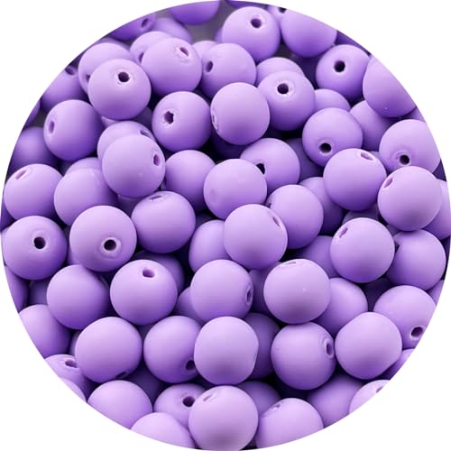 200pcs 6mm Polymer Clay Round Spacer Heishi Vinyl Beads for Making Bracelet Necklace Earring Accessories DIY Handmade Craft(Lavender) - color: Lavender, size: 6mm
