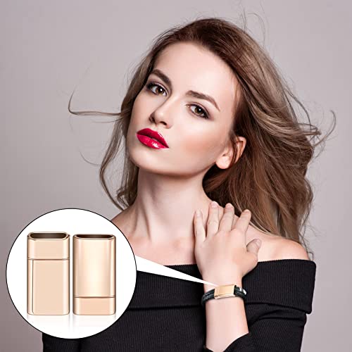 10 Pcs 11.0 x 3.0mm Hole Flat Jewelry Magnetic Clasps and Closure for Leather Bracelet Inner Hole Closure Strip Glue