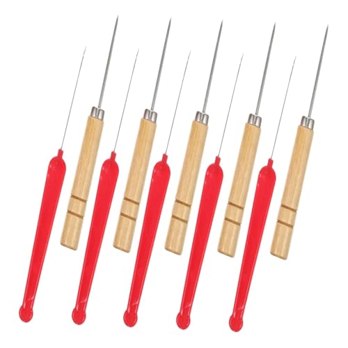 10Pcs Beading Pin Set Jewelry Making Tools Stainless Steel Household Ergonomic Easy to Use Portable Stitching Awl Practical