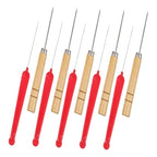 10Pcs Beading Pin Set Jewelry Making Tools Stainless Steel Household Ergonomic Easy to Use Portable Stitching Awl Practical