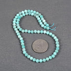 6mm Brazilian Amazonite Faceted Gemstone Round Loose Beads Strand 15.5-16" DIY Jewelry Making - color: Brazilian Amazonite