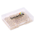 BEADIA 14K Gold Plated Jump Rings Non Tarnish 7mm 300pcs for Jewelry Making Findings - color: 14K Gold, size: 0.7x7mm