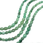 Stone2wear Natural Emerald Beads Smooth Oval 5x4mm-10x8mm | Genuine Green Gemstone 13" Strand | May Birthstone Jewelry Making Supplies DIY Necklace Bracelet