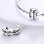 925 sterling silver bracelet necklace pendant, women's jewelry gift, dream catcher net bead pendant, suitable for original bracelets, parties, birthday jewelry gifts - color: KJC506