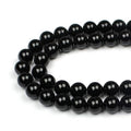 MJDCB Natural Stone Bead Black Onyx Gemstone Loose Beads for Jewelry Making Bracelet Necklace 6mm - color: Black Agate, size: 6mm