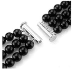 1pc Adabele Authentic 925 Sterling Silver 5 Strands Multi-Strand Slide Lock Tube Clasp Set 30mm Hypoallergenic Nickel Free for DIY Layering Jewelry Making SS189 - color: Sterling Silver, size: 5-Strand Clasp -1pc