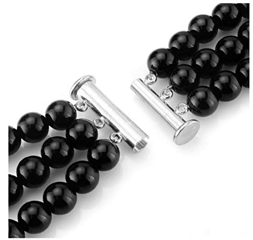1pc Adabele Authentic 925 Sterling Silver 5 Strands Multi-Strand Slide Lock Tube Clasp Set 30mm Hypoallergenic Nickel Free for DIY Layering Jewelry Making SS189 - color: Sterling Silver, size: 5-Strand Clasp -1pc