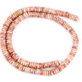 GEM-Inside 2x6mm Natural Red Crazy Lace Agate Stone Heishi Disc Rondelle Spacer Beads for Jewelry Making Full 15" Strand Energy Stone Healing Power Crystal - color: Red Crazy Lace Agate