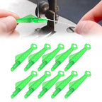 Fish Mouth Sewing Machine Needle Threader, 2024 Upgrade Quick Sewing Machine Loop Easy Selfthread Needle Threaders Tool, Automatic Sewing Needle Threader Simple Needle Threader (Green*10) - color: Green*10