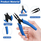 Split Ring Opener Tool Keychain Pliers for Jewelry Making with one tweezer, a jump ring,For Bracelet Beading DIY Craft Jewelry Making Supplies - style: 1pcs - Split Ring Opener Tool